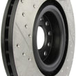 Load image into Gallery viewer, StopTech 09 VW Passat CC / 06-09 Passat Slotted &amp; Drilled Left Front Rotor - Main Product View
