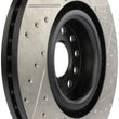 Load image into Gallery viewer, StopTech 09 VW Passat CC / 06-09 Passat Slotted &amp; Drilled Right Front Rotor - Main Product View