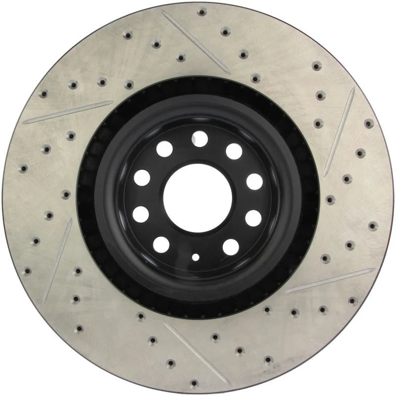 StopTech 09 VW Passat CC / 06-09 Passat Slotted & Drilled Right Front Rotor - Additional View 5