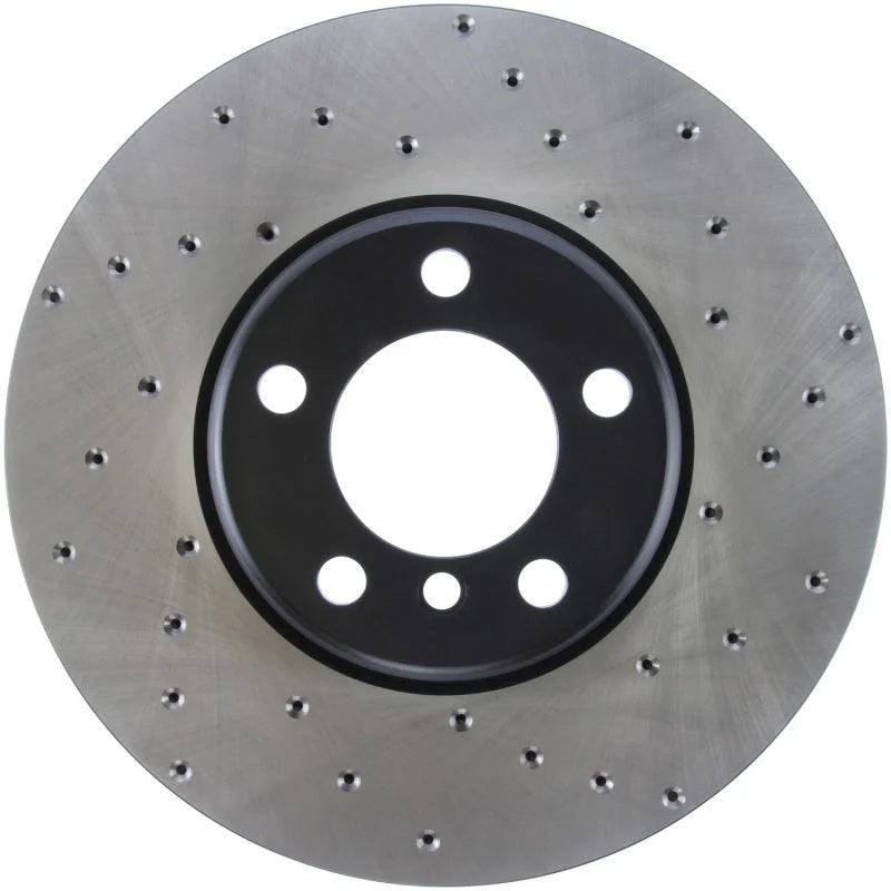StopTech 12-15 BMW 335i Drilled Left Front Rotor - Main Product View