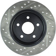 Load image into Gallery viewer, StopTech 12-15 Ford Focus w/ Rear Disc Brakes Rear Left Slotted &amp; Drilled Rotor - Main Product View