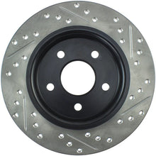 Load image into Gallery viewer, StopTech 12-15 Ford Focus w/ Rear Disc Brakes Rear Right Slotted &amp; Drilled Rotor - Side View