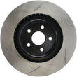 Load image into Gallery viewer, StopTech 12-18 Jeep Grand Cherokee SRT8 (380mm Front Disc) Front Left Slotted Sport Brake Rotor - Back View