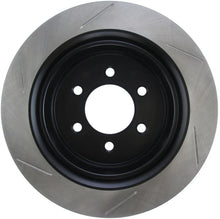Load image into Gallery viewer, StopTech 12-19 Ford F-150 (w/Manual Parking Brake) Slotted Sport Brake Rotor - Back View