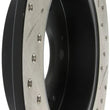 Load image into Gallery viewer, StopTech 06-09 Honda Civic Ex/Si Slotted &amp; Drilled Right Rear Rotor - Side View