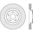 Load image into Gallery viewer, StopTech 13-15 Nissan Pathfinder Slotted Front Left Rotor - Additional View 6