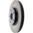 Load image into Gallery viewer, StopTech 13-15 Nissan Pathfinder Slotted Front Right Rotor - Main Product View