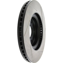 Load image into Gallery viewer, StopTech 13-15 Nissan Pathfinder Slotted Front Right Rotor - Side View