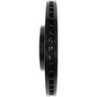 Load image into Gallery viewer, StopTech 13-15 Nissan Pathfinder Slotted Front Right Rotor - Back View
