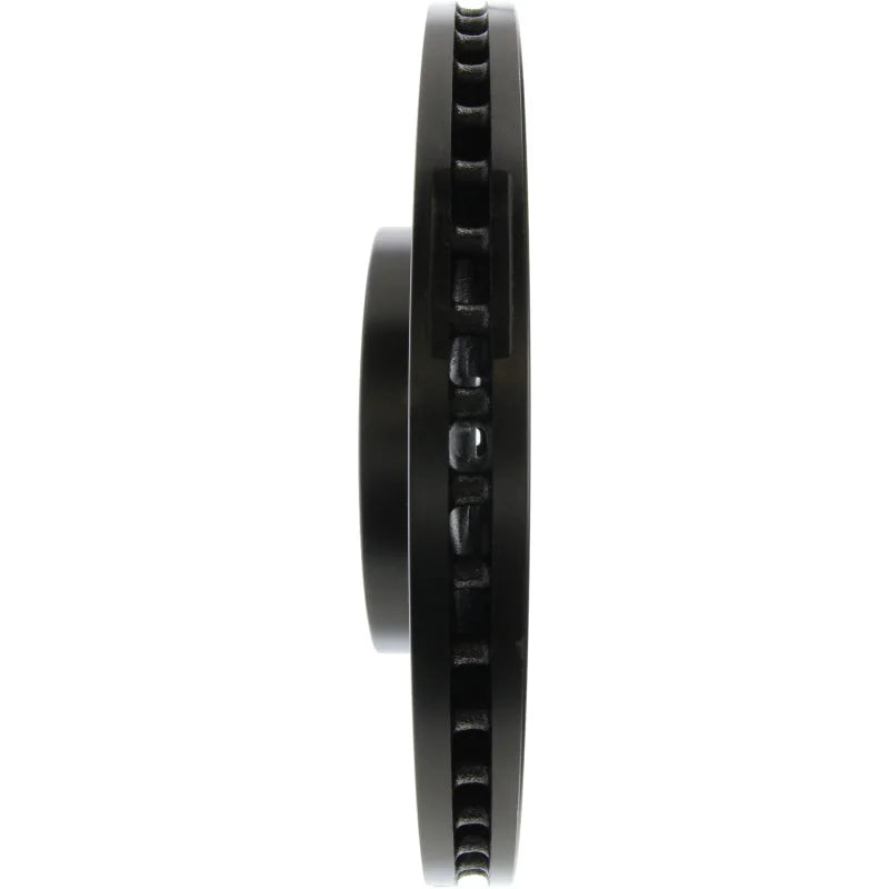 StopTech 13-15 Nissan Pathfinder Slotted Front Right Rotor - Back View