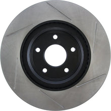 Load image into Gallery viewer, StopTech 13-15 Nissan Pathfinder Slotted Front Right Rotor - Installation View