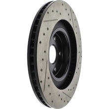 Load image into Gallery viewer, StopTech 13-18 Lexus GS350 Slotted &amp; Drilled Front Right Rotor - Side View
