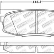 Load image into Gallery viewer, StopTech 13-18 Toyota Land Cruiser Performance Rear Brake Pads - Main Product View