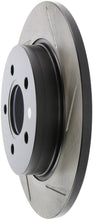 Load image into Gallery viewer, StopTech 13 Ford Focus ST Slotted Left Rear Rotor - Side View