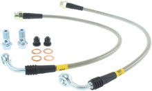 Load image into Gallery viewer, StopTech 14-17 Chevrolet Corvette Stainless Steel Front Brake Lines - Main Product View