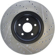 Load image into Gallery viewer, StopTech 14+ Ford Focus ST w/ 335mm Brakes Front Right Slotted &amp; Drilled Rotor - Main Product View