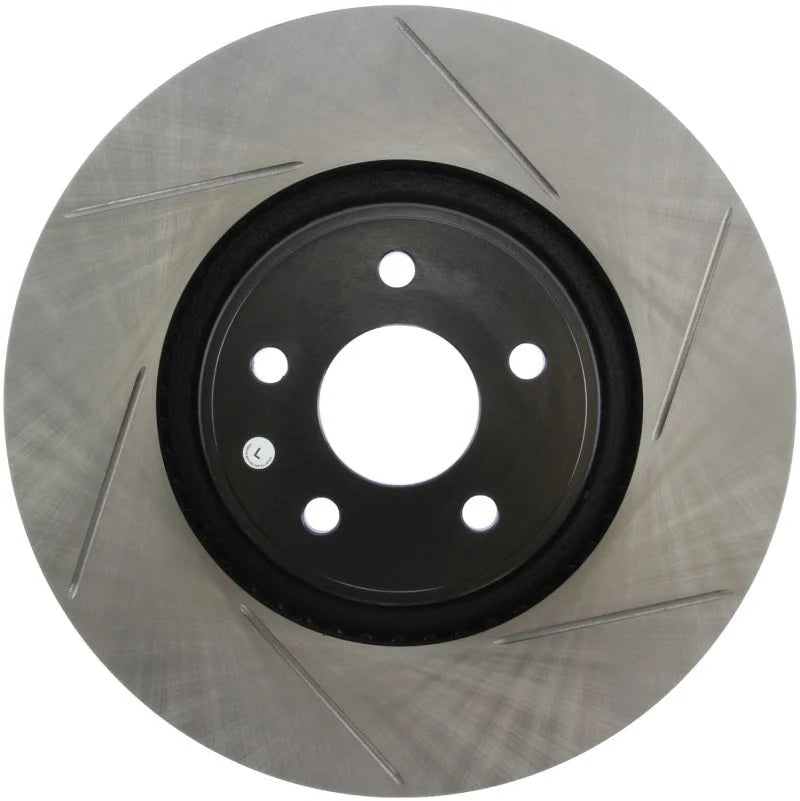 StopTech 14.5+ Ford Focus ST Front Left Slotted Performance Rotor - Main Product View