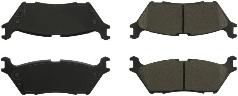 StopTech 15-20 Ford F-150 Rear Street Brake Pads w/Shims - Back View
