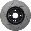 Load image into Gallery viewer, StopTech 16-17 Mazda MX-5 Front Driver Side Slotted Sport Brake Rotor - Side View