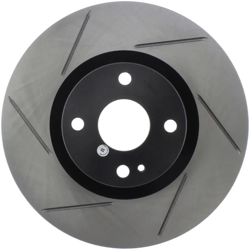 StopTech 16-17 Mazda MX-5 Front Passenger Side Slotted Sport Brake Rotor - Main Product View