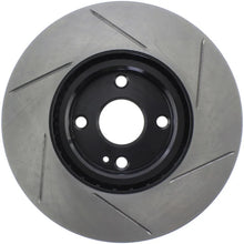 Load image into Gallery viewer, StopTech 16-17 Mazda MX-5 Front Passenger Side Slotted Sport Brake Rotor - Side View