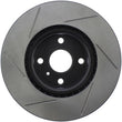 Load image into Gallery viewer, StopTech 16-18 Mazda Miata MX-5 Sport Slotted Front Left Rotor - Side View