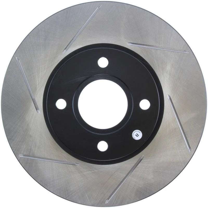 StopTech 2014 Ford Fiesta Right Front Disc Slotted Brake Rotor - Main Product View