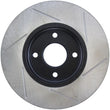 Load image into Gallery viewer, StopTech 2014 Ford Fiesta Right Front Disc Slotted Brake Rotor - Side View
