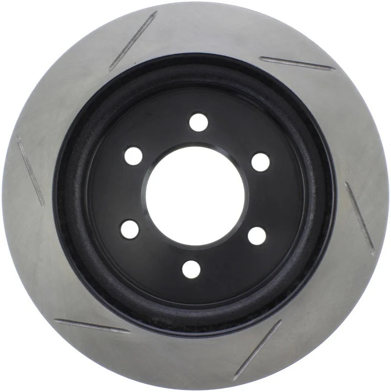 StopTech 2018 Ford F-150 Sport Slotted Rear Left Brake Rotor - Main Product View