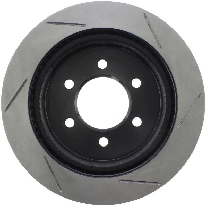 StopTech 2018 Ford F-150 Sport Slotted Rear Right Brake Rotor - Main Product View