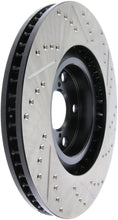 Load image into Gallery viewer, StopTech 5/93-98 Toyota Supra Turbo Right Front Slotted &amp; Drilled Rotor - Side View