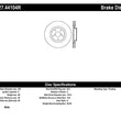 Load image into Gallery viewer, StopTech 5/93-98 Toyota Supra Turbo Right Front Slotted &amp; Drilled Rotor - Back View
