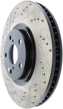 Load image into Gallery viewer, StopTech 5/93-98 Toyota Supra Turbo Right Front Slotted &amp; Drilled Rotor - Additional View 6