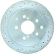Load image into Gallery viewer, StopTech 89-96 Nissan 300ZX Select Sport Slotted &amp; Drilled Right Rear Brake Rotor - Main Product View