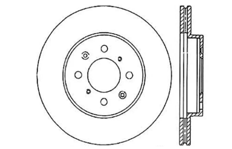 StopTech 90-01 Acura Integra (exc. Type R) / 01-05 Honda Civic / 07+ Honda Fit / 93-97 Del Sol VTEC - Additional View 7
