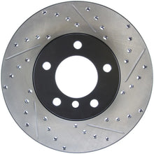 Load image into Gallery viewer, StopTech 9/07-09 BMW 328 Slotted &amp; Drilled Left Front Rotor - Main Product View