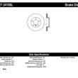 Load image into Gallery viewer, StopTech 9/07-09 BMW 328 Slotted &amp; Drilled Left Front Rotor - Back View