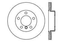 Load image into Gallery viewer, StopTech 9/07-09 BMW 328 Slotted &amp; Drilled Left Front Rotor - Installation View