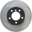 Load image into Gallery viewer, StopTech 9/07-09 BMW 328 Slotted &amp; Drilled Right Front Rotor - Main Product View