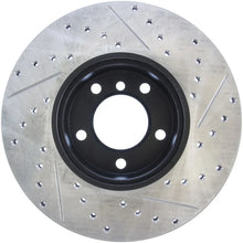 Load image into Gallery viewer, StopTech 9/07-09 BMW 328 Slotted &amp; Drilled Right Front Rotor - Side View