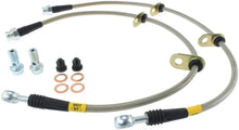 Load image into Gallery viewer, StopTech 91-05 Acura NSX Front SS Brake Lines - Main Product View