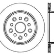 Load image into Gallery viewer, StopTech 93-98 Toyota Supra Turbo Drilled Left Rear Rotor - Main Product View