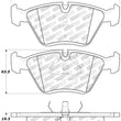 Load image into Gallery viewer, StopTech 95-99 BMW M3 / 01-07 M3 E46 / 89-93 M5 / 98-02 Z3 M series / 93-95 530 Front Brake Pads - Main Product View