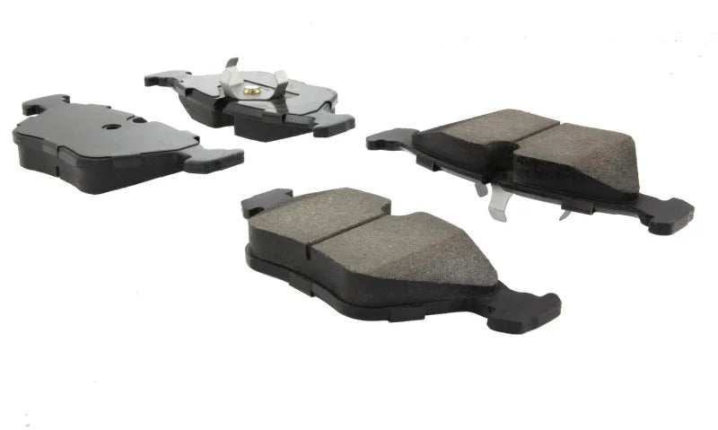 StopTech 95-99 BMW M3 / 01-07 M3 E46 / 89-93 M5 / 98-02 Z3 M series / 93-95 530 Front Brake Pads - Side View