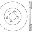 Load image into Gallery viewer, StopTech 97-01 Acura Integra Type R / 97-01 Honda CR-V Slotted &amp; Drilled Right Front Rotor - Side View