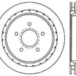 Load image into Gallery viewer, StopTech 97-10 Chevy Corvette Slotted &amp; Drilled Rear Left Rotor - Back View