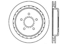 Load image into Gallery viewer, StopTech 97-10 Chevy Corvette Slotted &amp; Drilled Rear Left Rotor - Back View