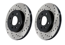 Load image into Gallery viewer, StopTech Drilled Right Rear Rotor (vented rear discs) fits 2000-2006 Audi TT Quattro / 2002-2006 Volkswagen Golf / 2004-20...