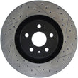 Load image into Gallery viewer, StopTech Drilled &amp; Slotted Left Sport Brake Rotor for 2009 Cadillac CTS-V - Main Product View