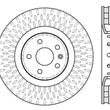 Load image into Gallery viewer, StopTech Drilled &amp; Slotted Left Sport Brake Rotor for 2009 Cadillac CTS-V - Side View